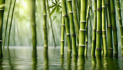 Fototapeta premium bamboo forest background
