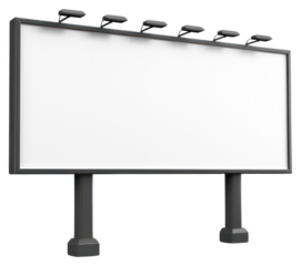 PNG Blank outdoor advertising billboard