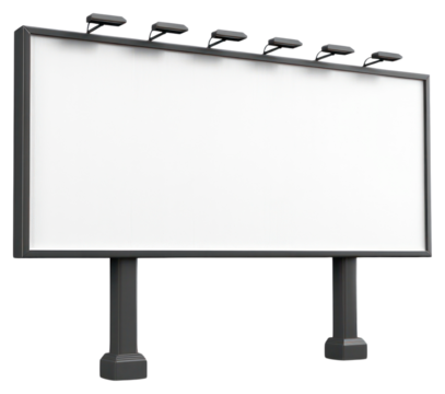 PNG Blank outdoor advertising billboard