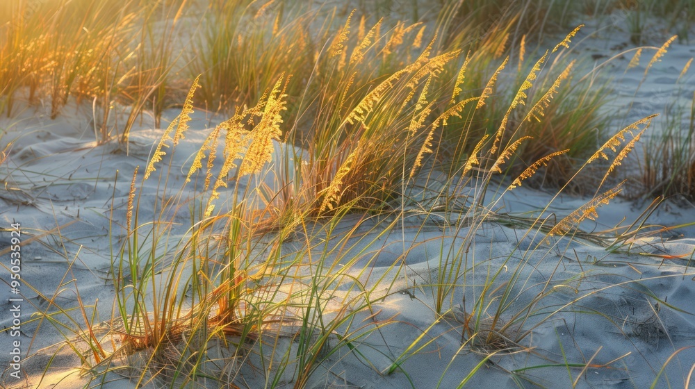 Canvas Prints Golden Hour Seagrass