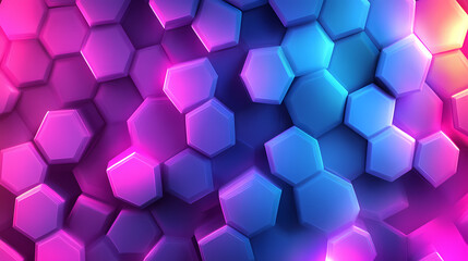 Hexagons pattern. geometric abstract background with simple hexagonal elements. medical, technology or science design. Abstract. Illustration