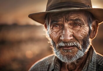 portrait of a cowboy in a hat