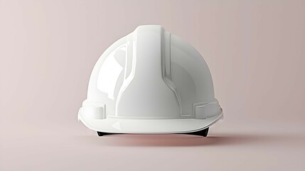 White Hard Hat Safety Helmet Construction Worker Protection