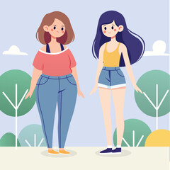 Fat Girl vs Slim Vector 