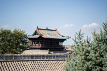 the streets of Pingyao in China