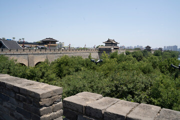 Obraz premium the walls of Xian in China