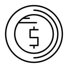 Dollar sign Vector Icon Design