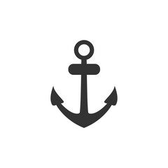 Anchor Icon Vector. Glyph Icon