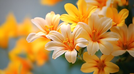 Fototapeta premium Beautiful yellow and white flowers wallpaper background 