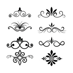 Vintage Decorative Elements Vector Illustration Pack.