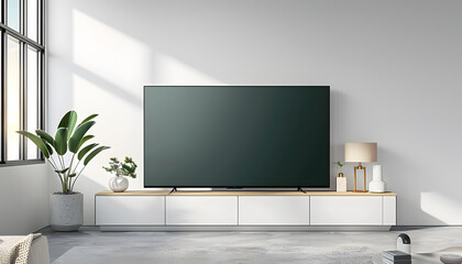 Fototapeta premium modern living room with tv