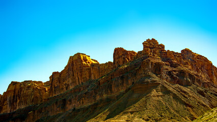 View of the rocks in a national park in utah