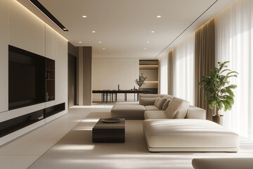 Fototapeta premium minimalistic Balkanean interior design