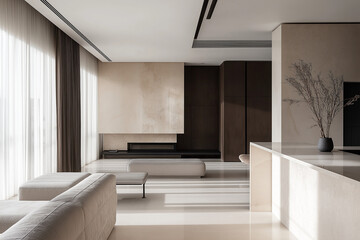 minimalistic Balkanean interior design