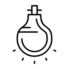 Lightbulb Vector Icon Design