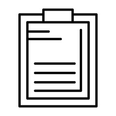 Clipboard Vector Icon Design