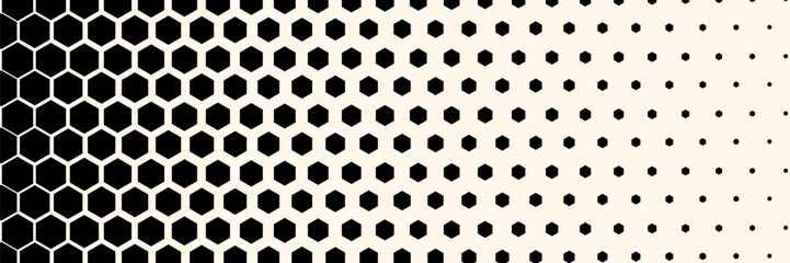 Seamless geometric pattern with hexagon grid line, modern triangle repeats background vector.