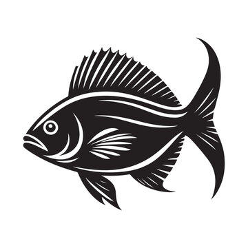 recommend clip art: Download Saddleback Fish Silhouette Vector Illustrations - High-Quality Designs