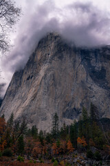 Clouds and fog in the mountains