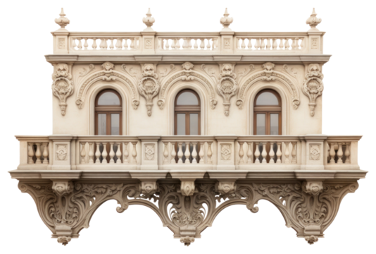 PNG Ornate historical architectural facade