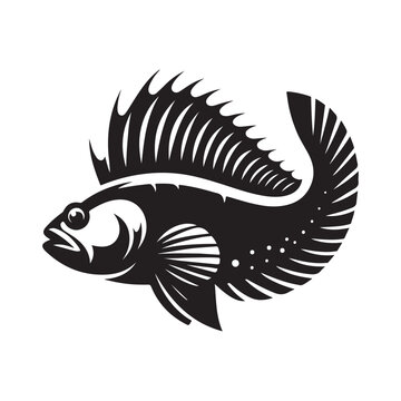 recommend clip art: Download Saddleback Fish Silhouette Vector Illustrations - High-Quality Designs