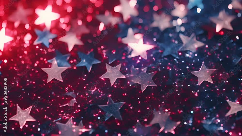 Aufkleber abstract shiny background with blue and golden glitter. scattered confetti sparkles with shiny gold 