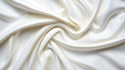 Obraz premium Elegant Close-Up Fabric Folds in Beautiful Satin with Soft and Smooth Texture