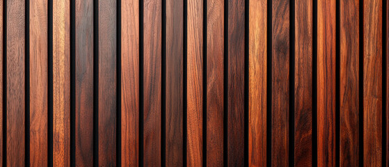 Fototapeta premium A close-up of elegant wooden planks showcasing rich colors and textures, perfect for backgrounds or design projects.
