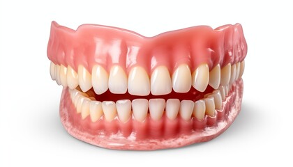 teeth isolated on white background