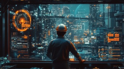 Futuristic Cityscape: Immersing in the Digital Realm