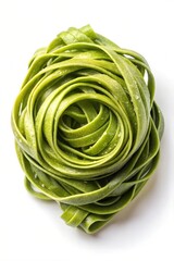 Fototapeta premium Tagliatelle and Spinach Pesto, Pasta Dish, Gourmet Italian Dining Authentic Cuisine Meal Set for a Family Gathering in Italy with Rustic Ambiance and Al Dente Pasta Cooking