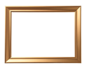 Antique Bronze frame isolated on transparent background
