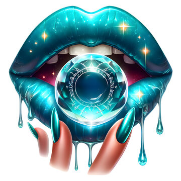 recommend clip art: Lips with Runes, Crystal Ball Clipart
                    
