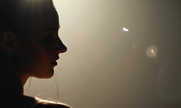 Model Close-Up bauty backlight