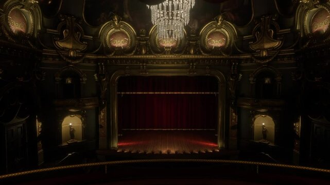 3D. USA. New Orleans. Inside the Theatre