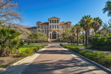 Texas Corona. Texas A&M University Architecture at Downtown Texas, USA