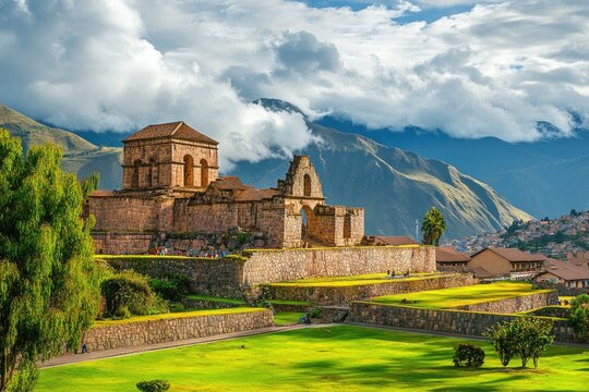 Coricancha Temple in Cuzco, Peru: Inca Empire Landmark and Santo Domingo Convent