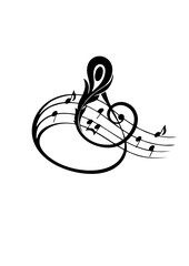 illustration of a tone music icon