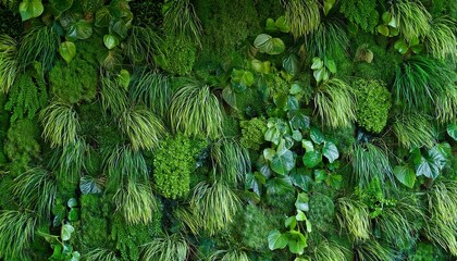 artificial green plant wall