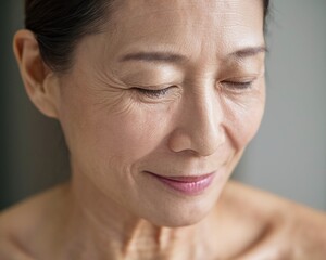 Fototapeta premium calm couple, relaxed people, mindfulness, meditation, yoga, wellness, spa, serenity, harmony, balance, peace, tranquility, positive emotions, happy couple, stress relief