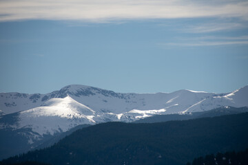 colorado snow covered rocky mountain landscape