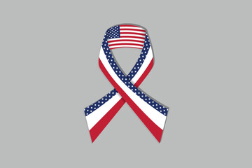 Fototapeta premium Peace for America, USA shape, USA vector illustration, Vector flag of USA, united states, Coloured USA flag, Vector illustration of american flag 