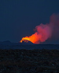 volcano in island © Ionutdaniel
