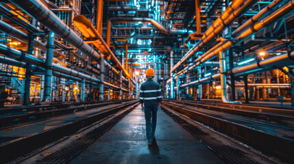 Obraz premium Industrial systems security.