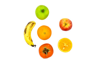 Fruits PNG isolated on a transparent background