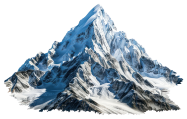 PNG Majestic snow-covered mountain peak