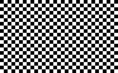 Fototapeta premium Chessboard pattern with black and white color. Race background. Vector illustration