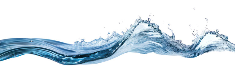 PNG Dynamic flowing blue water wave © Rawpixel.com