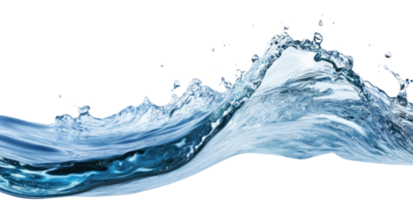 PNG Dynamic water splash on white