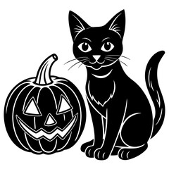 halloween pumpkin isolated on white background